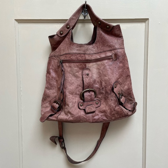 Barney’s New York leather cross body messenger bag - Picture 4 of 4